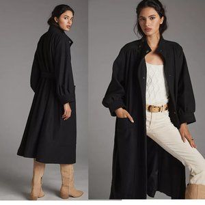 Women's Black Long Coat